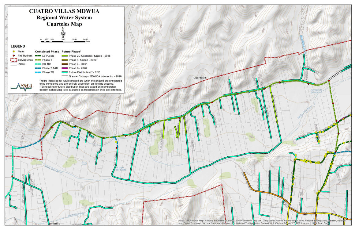 Cuarteles Map