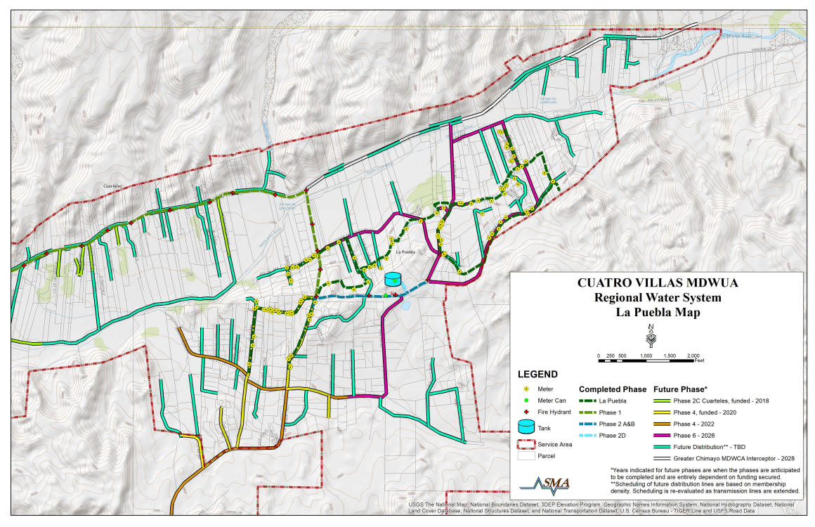 La Puebla Map