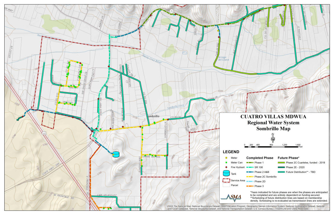 Sombrillo Map